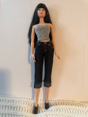 Collectible Barbie Basic Black Label Collection Denim Doll 002 #05 "2010"